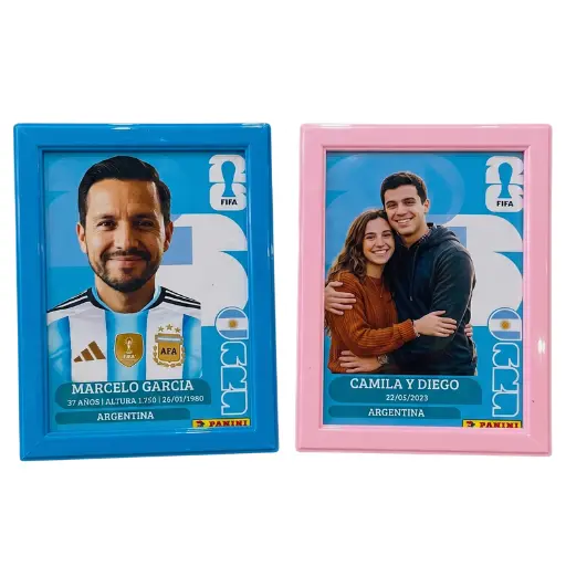 Cuadro figurita mundial 2026 personalizado